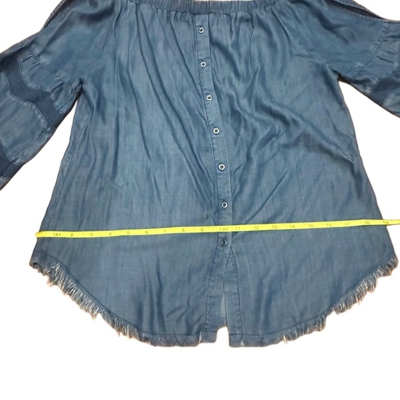 Chelsea & Theodore Blue Denim Pants - Picture 6 of 13